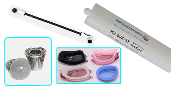 硅膠粘PBT塑料膠水KJ-998-3T